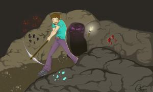 Minecraft---Steve-Mining---Finished_5765159_lrg